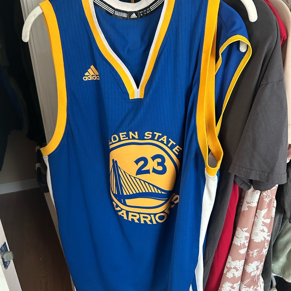 Adidas Golden State Warriors Blue Jersey